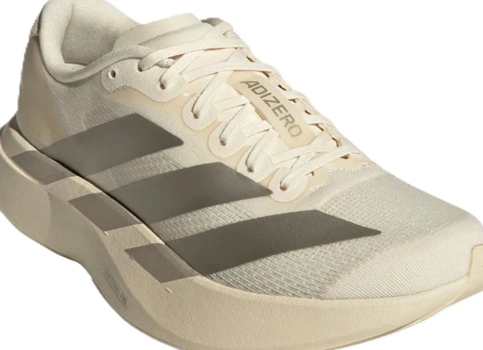 Adidas Women's Adizero Evo SL Wonder White/Cyber Metallic/Warm Vanilla