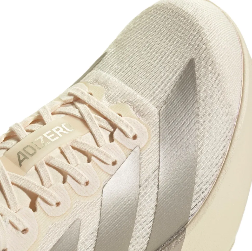 Adidas Women's Adizero Evo SL Wonder White/Cyber Metallic/Warm Vanilla