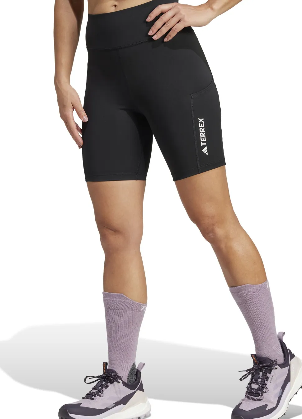Adidas Women's 8in Tight Black