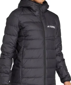 Adidas Women's Multi Light Down Hooded Jacket Black