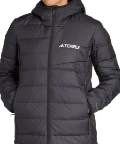 Adidas Women's Multi Light Down Hooded Jacket Black