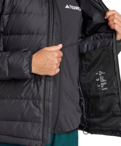 Adidas Women's Multi Light Down Hooded Jacket Black