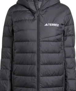 Adidas Women's Multi Light Down Hooded Jacket Black