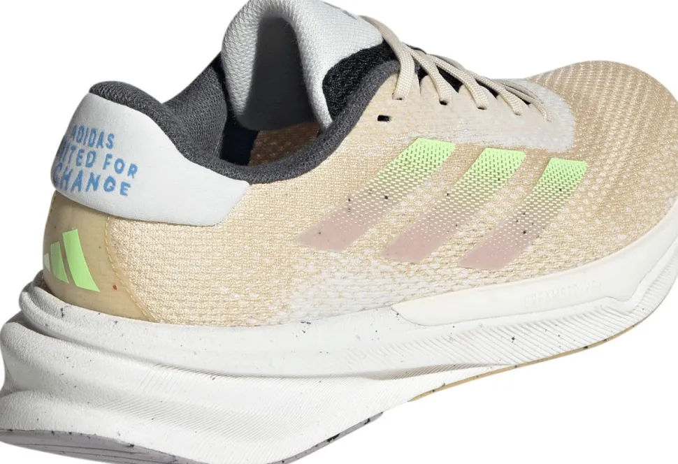 Adidas Women's Supernova Stride Move for the Planet Shoes Crystal Sand/Green Spark/Preloved Fig