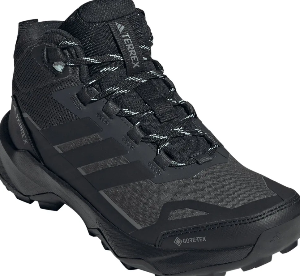 Adidas Women's Terrex Skychaser Ax5 Mid Gore-Tex Carbon/Core Black/Semi Flash Aqua