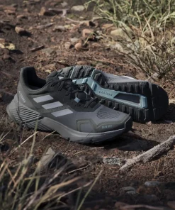 Adidas Women's Terrex Soulstride RAIN.RDY Trail Running Shoes Core Black/Crystal White/Grey Four