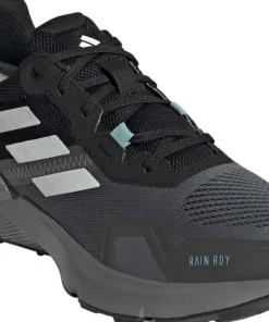 Adidas Women's Terrex Soulstride RAIN.RDY Trail Running Shoes Core Black/Crystal White/Grey Four