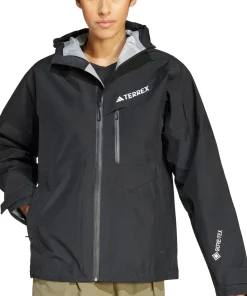 Adidas Women's Terrex Techrock 3L Gore-Tex Performance Jacket Black