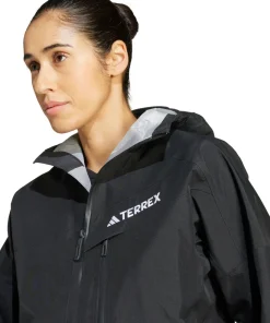 Adidas Women's Terrex Techrock 3L Gore-Tex Performance Jacket Black