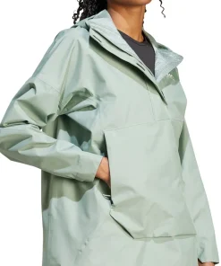 Adidas Women's Terrex Xperior 2L Gore-Tex Performance Jacket Silver Green