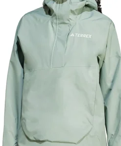 Adidas Women's Terrex Xperior 2L Gore-Tex Performance Jacket Silver Green