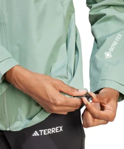 Adidas Women's Terrex Xperior 2L Gore-Tex Performance Jacket Silver Green