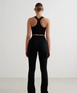 Aim'n Women's High Support Ribbed Bra Black