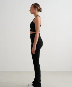 Aim'n Women's High Support Ribbed Bra Black