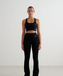 Aim'n Women's High Support Ribbed Bra Black
