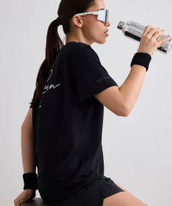 Aim'n Women's Le Run Seamless Running T-Shirt Black