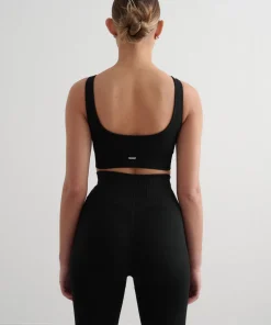 Aim'n Women's Ribbed Seamless Tights Black