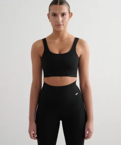 Aim'n Women's Ribbed Seamless Tights Black