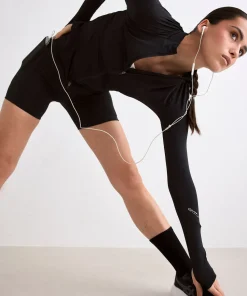Aim'n Women's Running Midi Biker Shorts Black