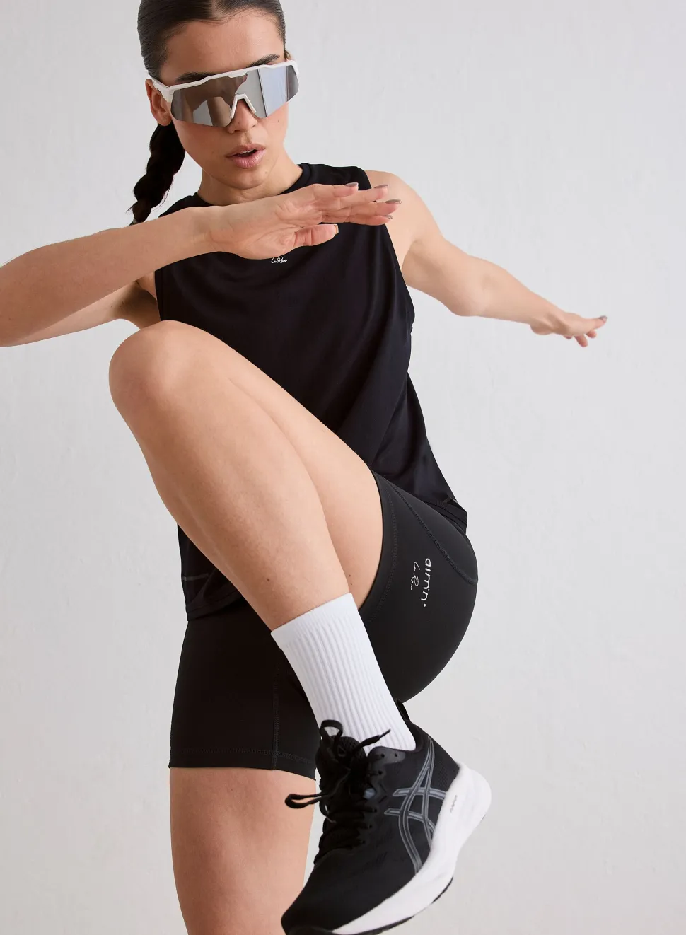 Aim'n Women's Seamless Running Top Black