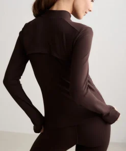 Aim'n Women's Sense Zip Jacket Chocolate