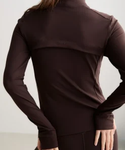 Aim'n Women's Sense Zip Jacket Chocolate