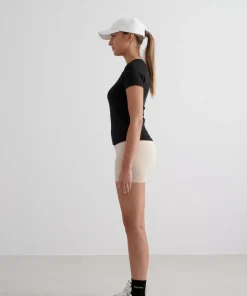 Aim'n Women's Soft Basic Short Sleeve Black