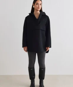 Aim'n Women's Waterproof Oversized Anorak Black