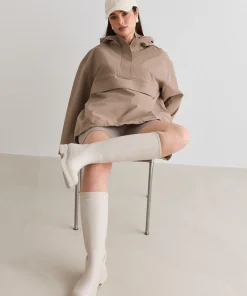 Aim'n Women's Waterproof Oversized Anorak Espresso