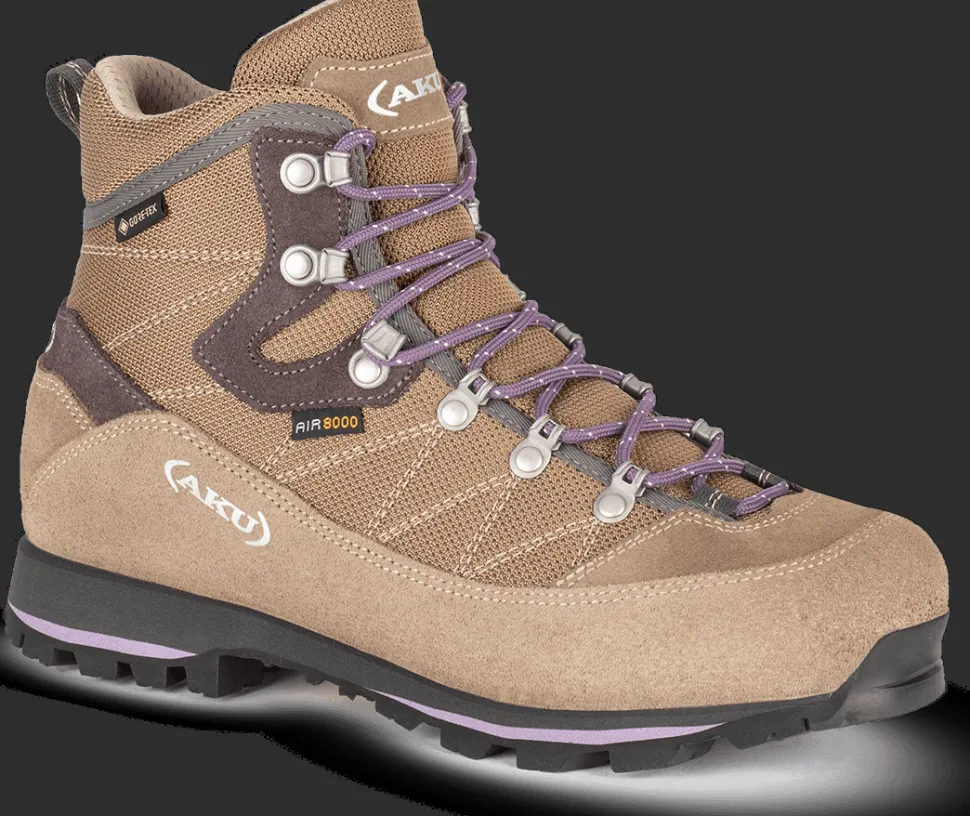 Aku Women's Trekker Lite III Wide Gore-Tex Beige/Deep Violet