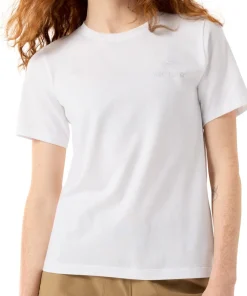 Arc'teryx Women's Kragg Sl Cotton Emblem Crew Shortsleeve White Light