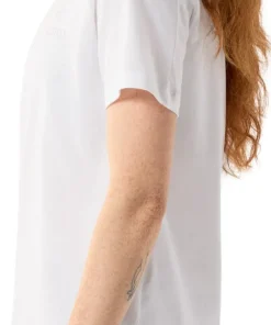 Arc'teryx Women's Kragg Sl Cotton Emblem Crew Shortsleeve White Light