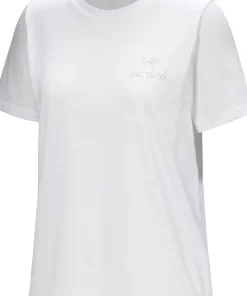 Arc'teryx Women's Kragg Sl Cotton Emblem Crew Shortsleeve White Light