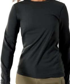 Arc'teryx Women's Taema Thermal Crew Longsleeve Black Heather