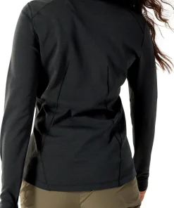 Arc'teryx Women's Taema Thermal Crew Longsleeve Black Heather