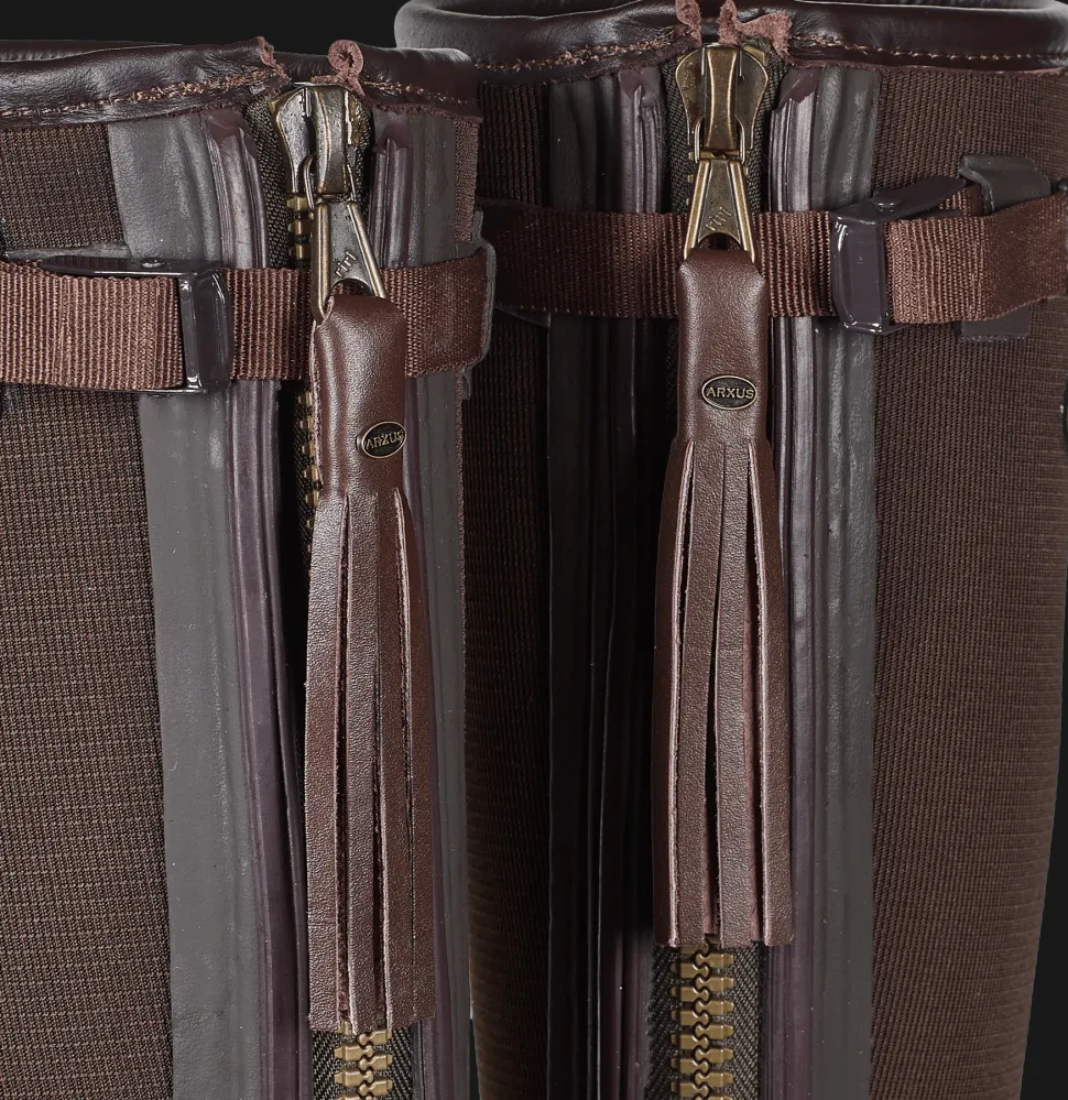 Arxus Boot Tassel Dark Brown