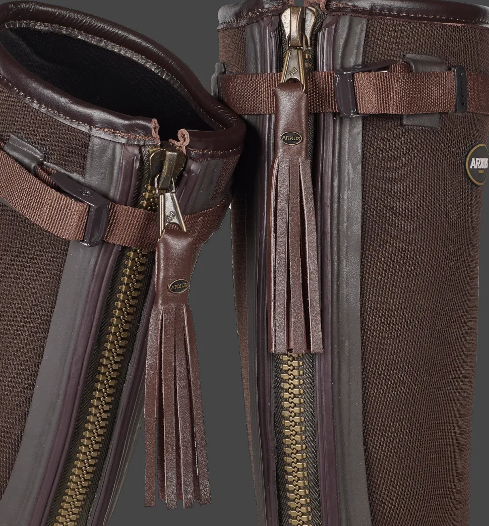Arxus Boot Tassel Dark Brown