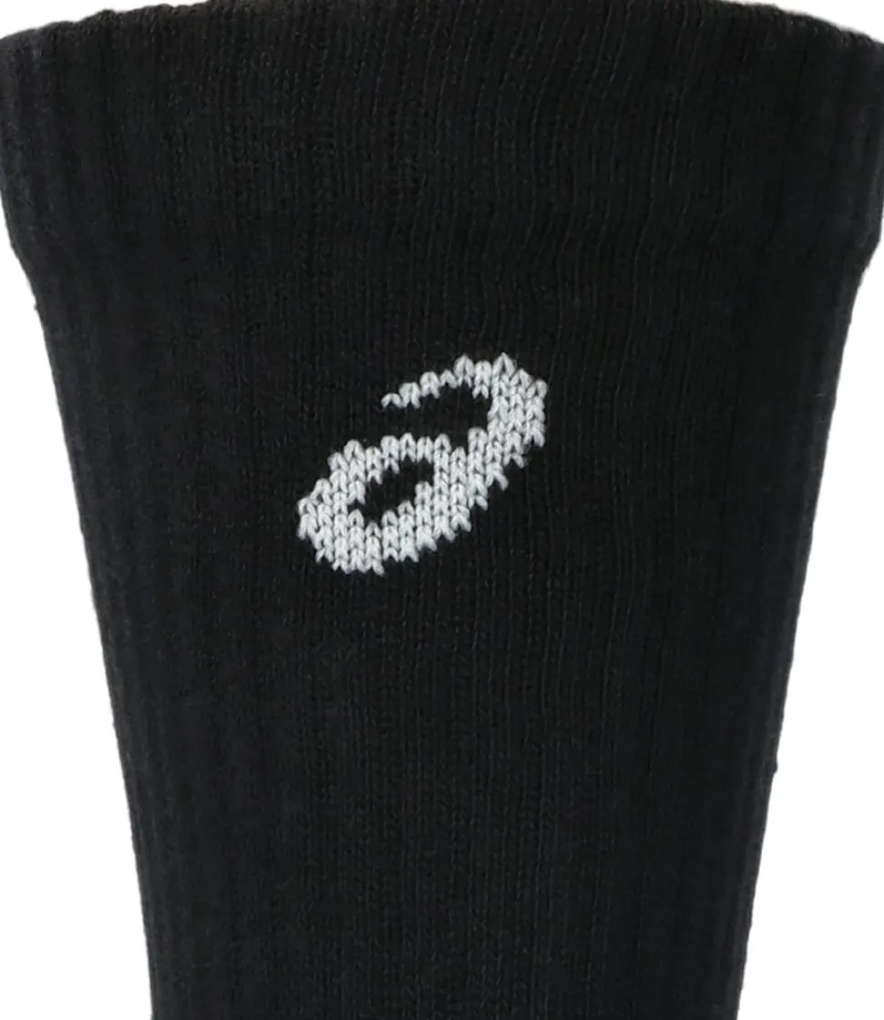 Asics 6 Pack Crew Sock Performance Black