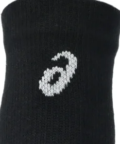 Asics 3 Pack Quarter Sock Performance Black