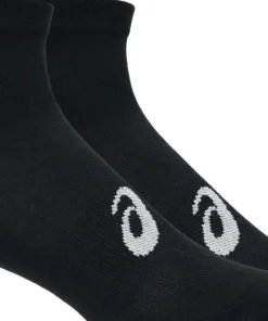 Asics 3 Pack Quarter Sock Performance Black