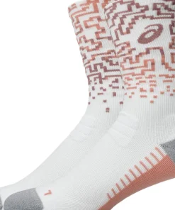 Asics Performance Run Sock Crew Brilliant White/Morganite/Pearl Pink