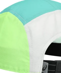 Asics Performance Running 5 Panel Cap Aurora Green/Cream