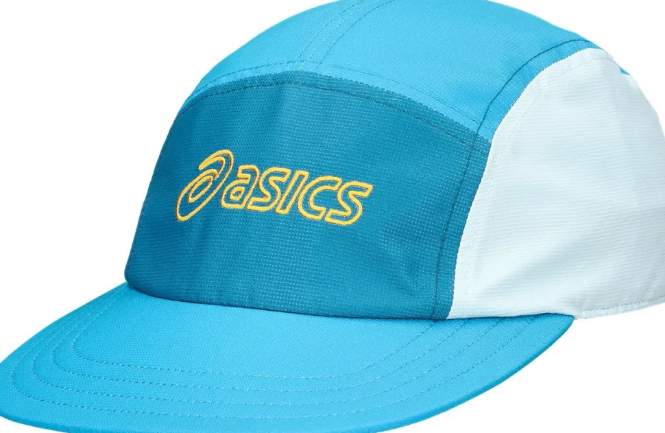 Asics Performance Running 5 Panel Cap Aegean Blue/Dark Teal