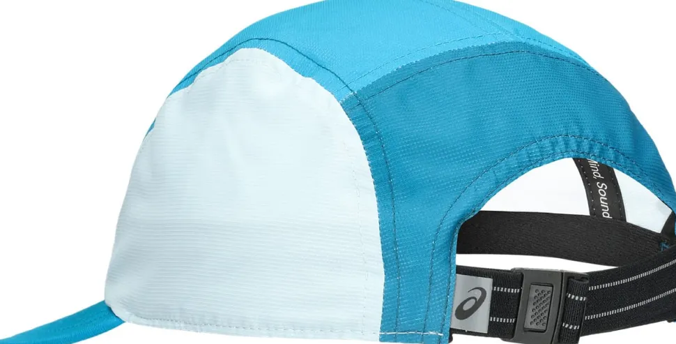Asics Performance Running 5 Panel Cap Aegean Blue/Dark Teal