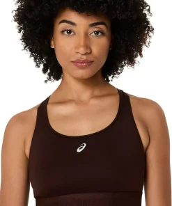 Asics Road Compression Bra Coffee