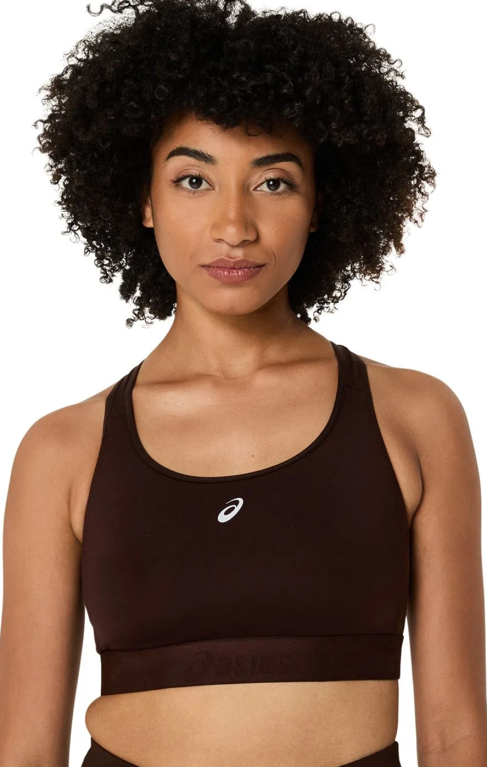Asics Road Compression Bra Coffee