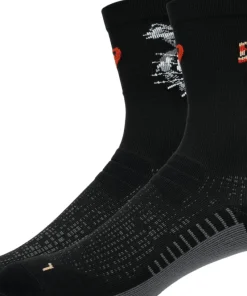Asics Unisex Performance Run Sock Crew Performance Black/coral Reef