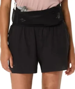Asics Women's Fujitrail Elite Short Performance Black