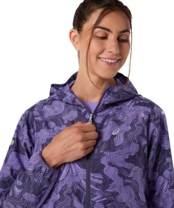 Asics Women's Fujitrail Packable Jacket Amethyst