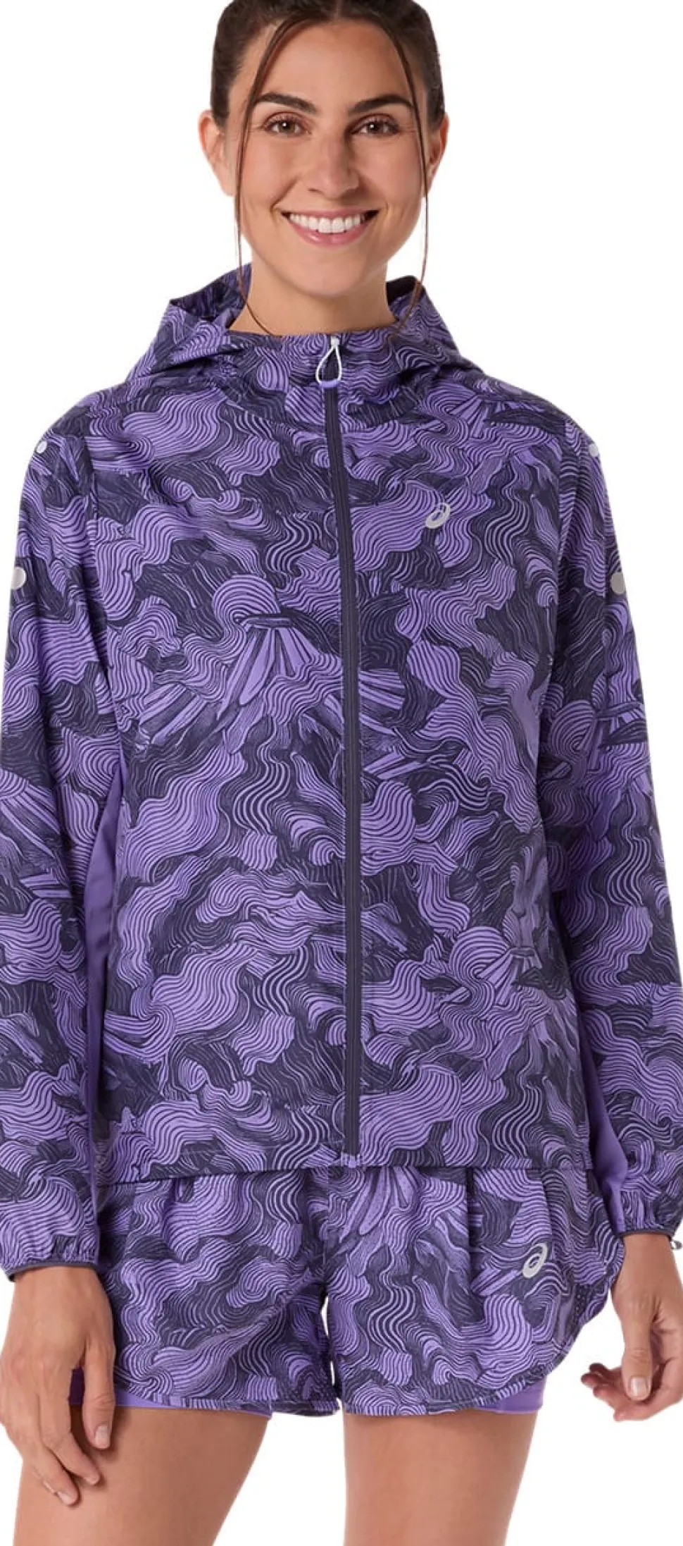 Asics Women's Fujitrail Packable Jacket Amethyst